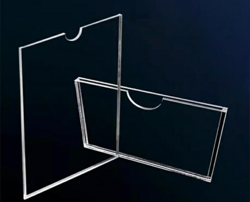 Support d'affichage de bureau en acrylique