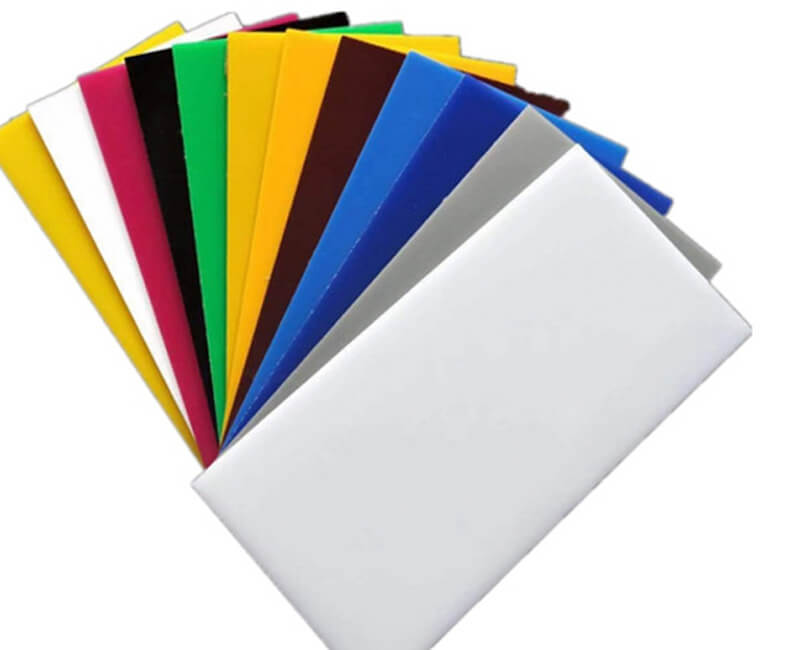 Feuille PS colorée