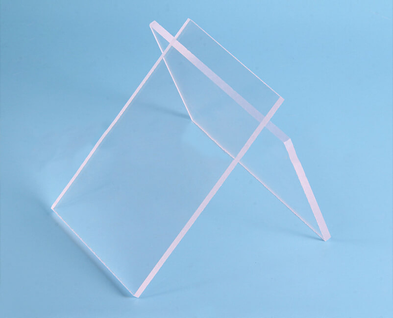 Feuille PS carrée transparente de taille personnalisée