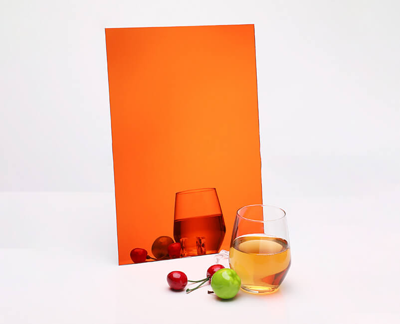 Feuille de miroir PS orange