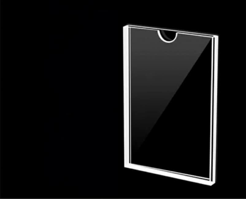 Panneau d'affichage acrylique transparent personnalisé