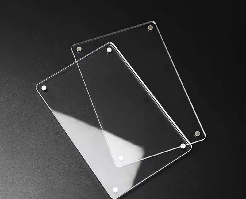 Feuille acrylique transparente personnalisée